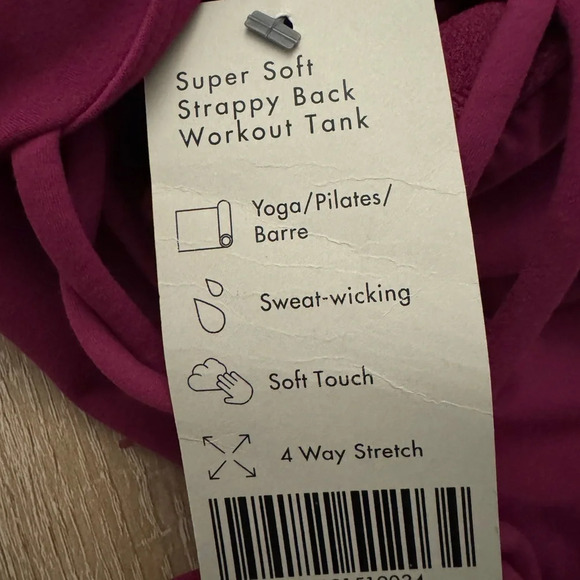 SWEATY BETTY Super Soft Strappy Back Workout Tank XS - Picture 7 of 7